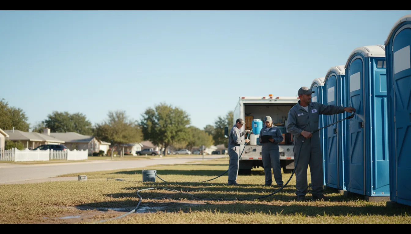 Long-Term Portable Toilet Rental in Bertram, TX near me